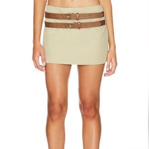 Lioness Ethereal double belt skirt